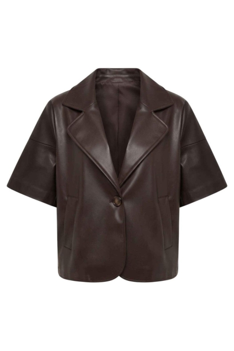 FOS Amsterdam bruine dames blazer | Vooraanzicht