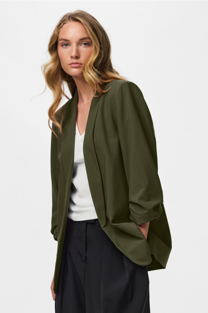 Pieces groene dames blazer | Model