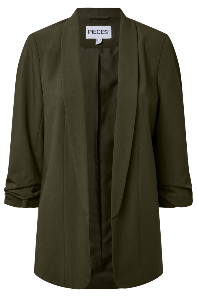 Pieces groene dames blazer | Vooraanzicht