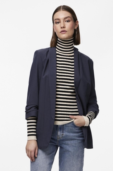 Pieces Blazer PCBOSELLA 3/4 BLAZER NOOS BC 17090996 Ombre Blue