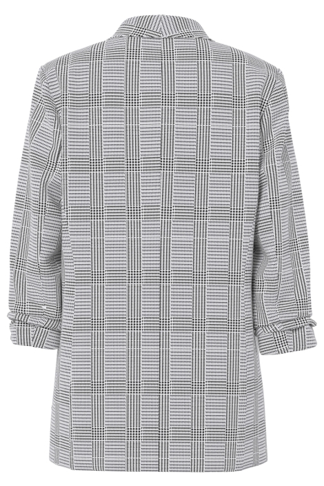 Pieces zwarte dames blazer | Model achteraanzicht