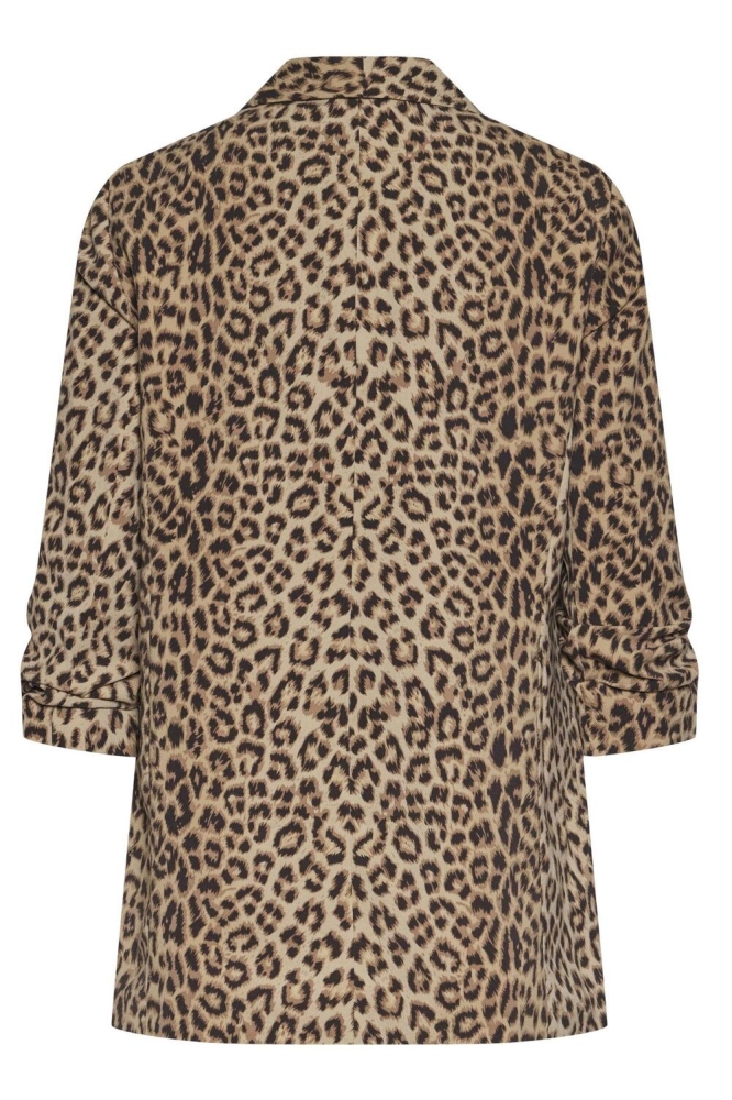 Pieces camel dames blazer | Achteraanzicht