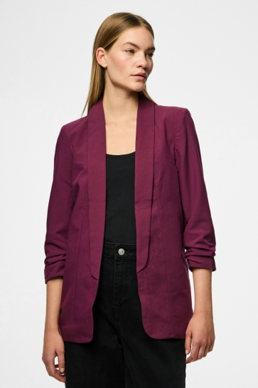 Pieces pcbosella 3/4 blazer noos Bordeaux