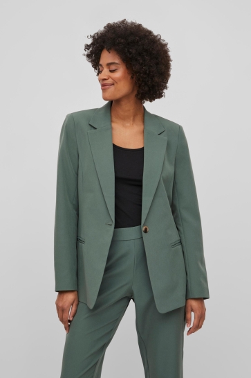 Vila VILOWNY STRAIGHT BLAZER - NOOS 14079590 DUCK GREEN