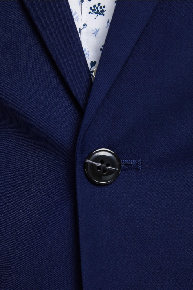 Jack & Jones blauwe heren colbert | Close up