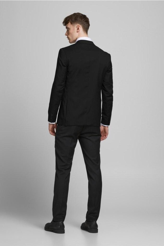 Jack & Jones zwarte heren colbert | Model achteraanzicht