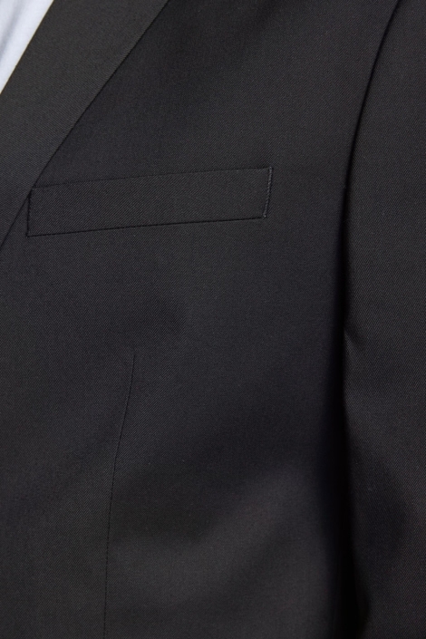 Jack & Jones zwarte heren colbert | Close up