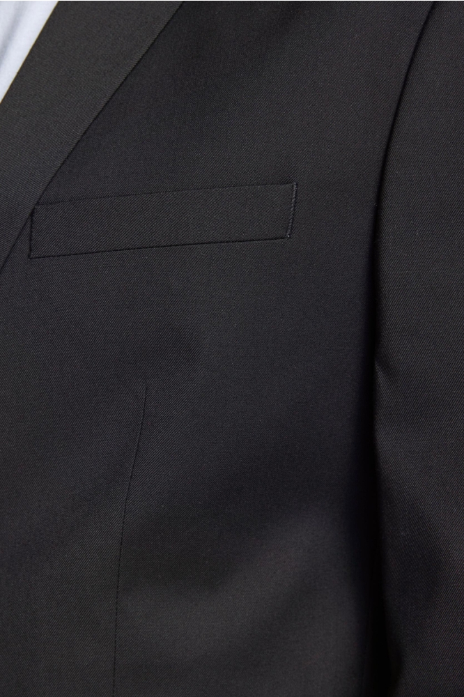 Jack & Jones zwarte heren colbert | Close up