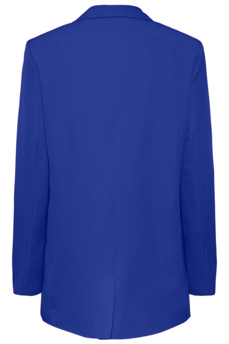 Pieces blauwe dames blazer | Achteraanzicht