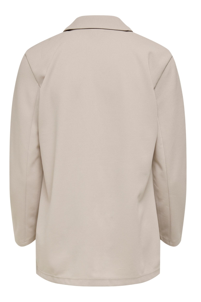 Jacqueline de Yong ecru dames blazer | Achteraanzicht