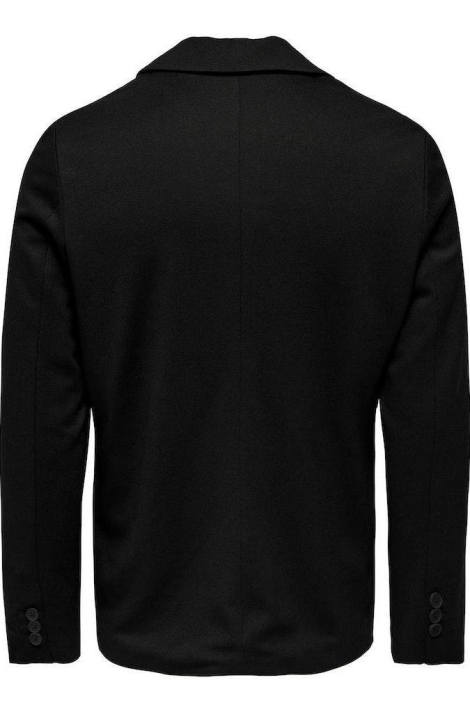 Only & Sons zwarte heren colbert | Achteraanzicht