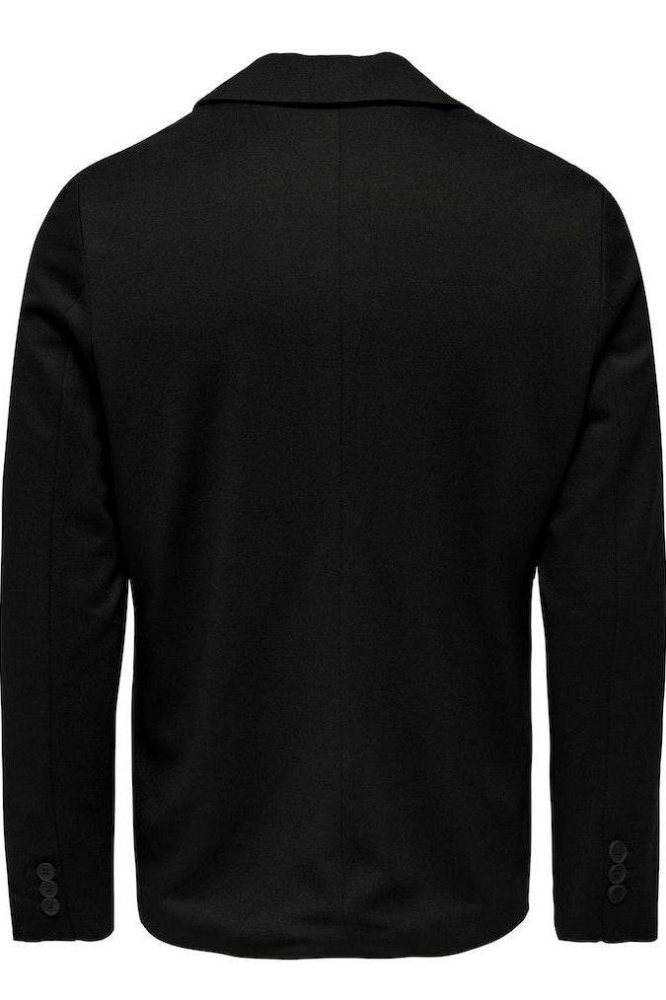 Only & Sons zwarte heren colbert | Achteraanzicht