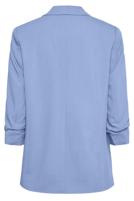 Pieces blauwe dames blazer | Achteraanzicht