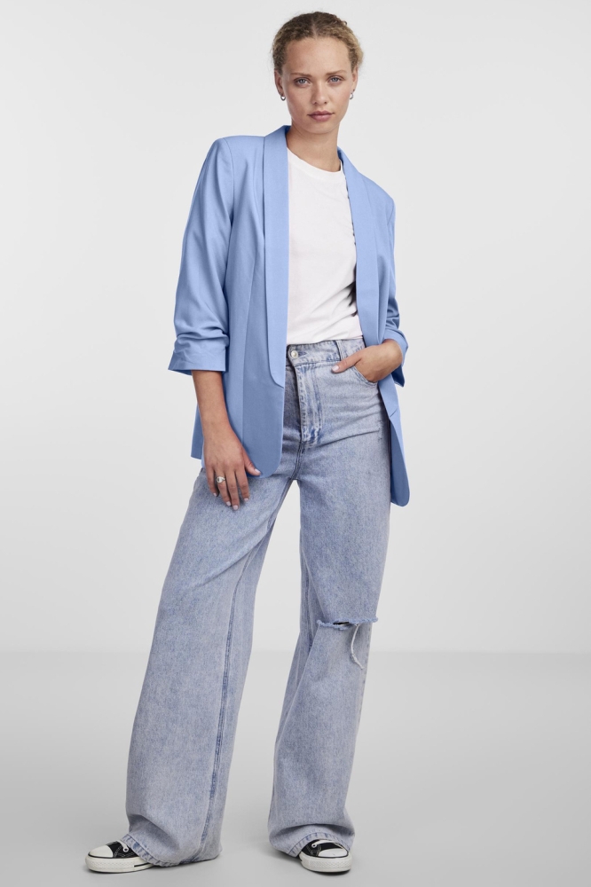Pieces blauwe dames blazer | Model