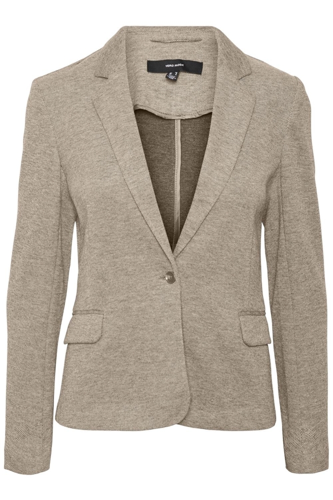 Vero Moda beige dames blazer | Vooraanzicht