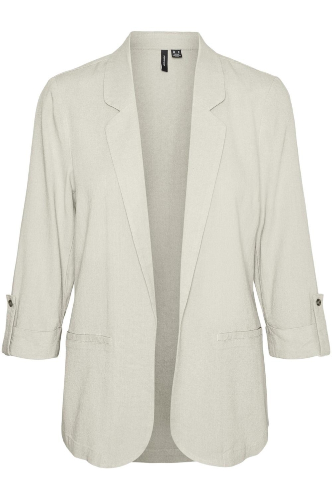 Vero Moda ecru dames blazer | Vooraanzicht