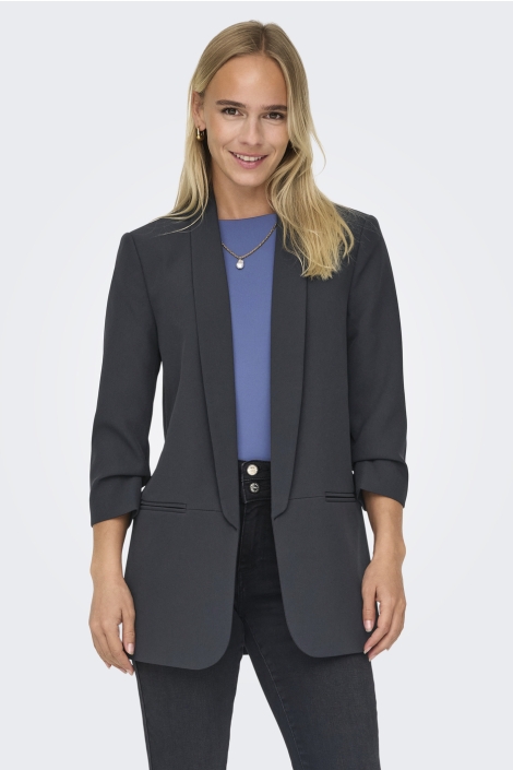 Only blauwe dames blazer | Model vooraanzicht