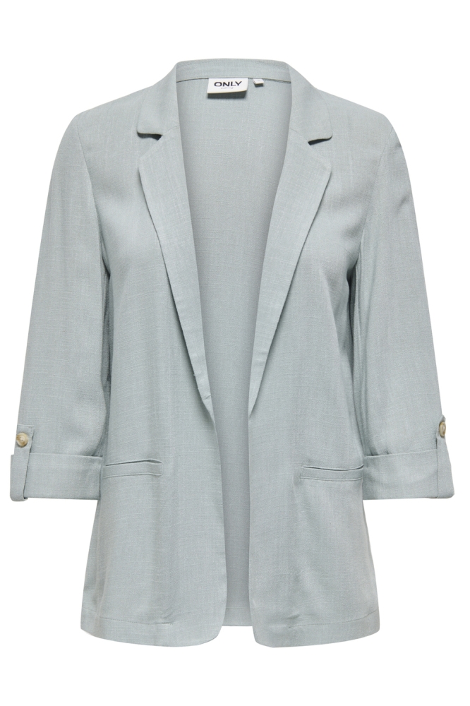 Only groene dames blazer | Vooraanzicht