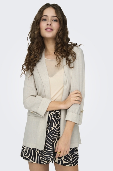 Only Blazer ONLSIESTA 3/4 OPEN LIN BL BLAZE TLR 15322274 MOONBEAM