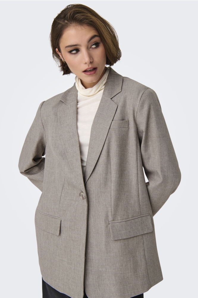 Only beige dames blazer | Close up