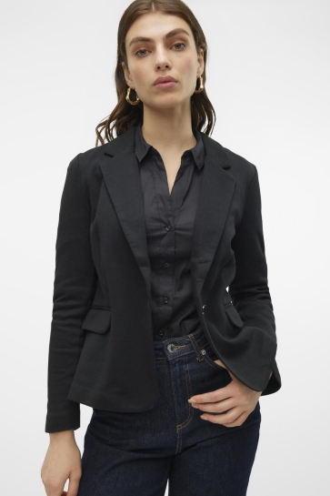 Vero Moda Blazer VMJULIA LS BLAZER JRS NOOS 10154123 BLACK