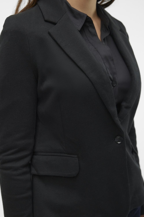 Vero Moda zwarte dames blazer | Close up