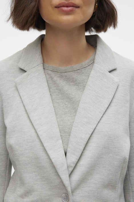 Vero Moda grijze dames blazer | Close up