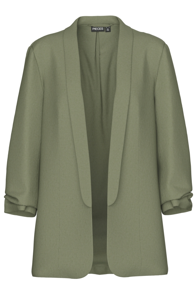 Pieces groene dames blazer | Vooraanzicht