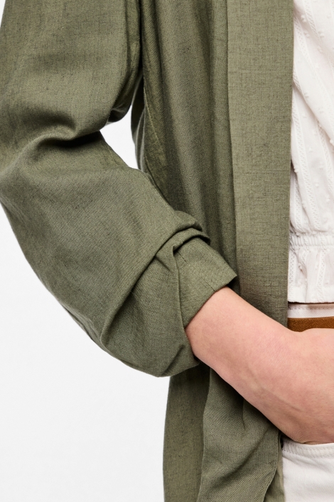 Pieces groene dames blazer | Unique Selling Point