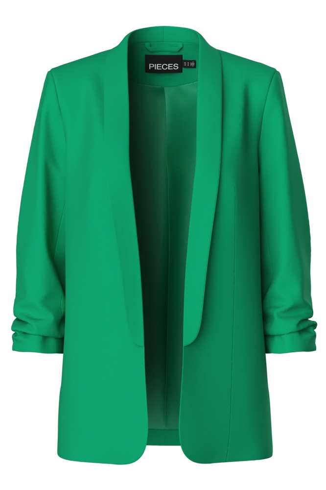 Pieces groene dames blazer | Vooraanzicht