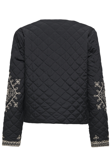 Jacqueline de Yong zwarte dames blazer | Achteraanzicht