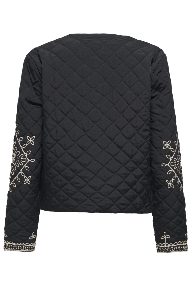 Jacqueline de Yong zwarte dames blazer | Achteraanzicht