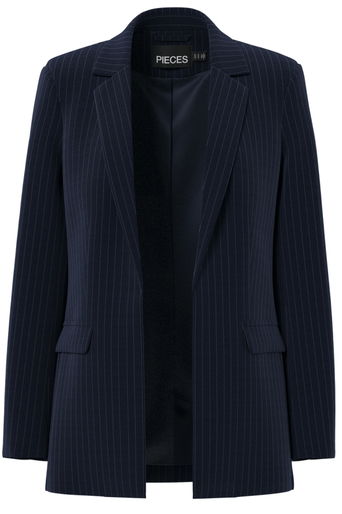 Pieces blauwe dames blazer | Vooraanzicht