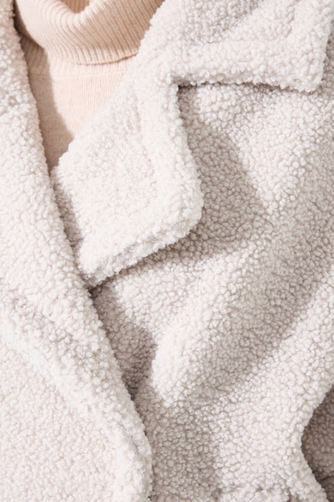 Garcia beige dames jas | Close up