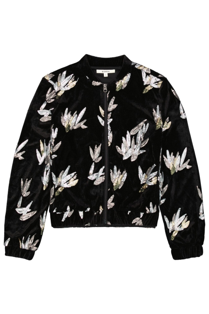 Garcia zwarte dames jas | Vooraanzicht