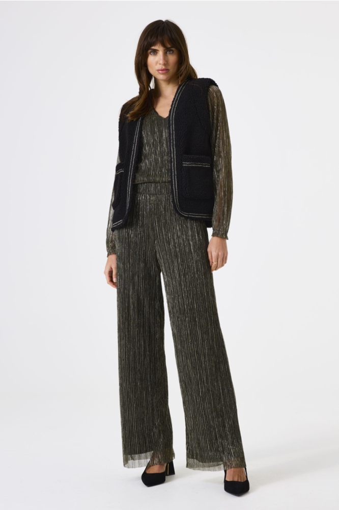 Garcia zwarte dames gilet | Model