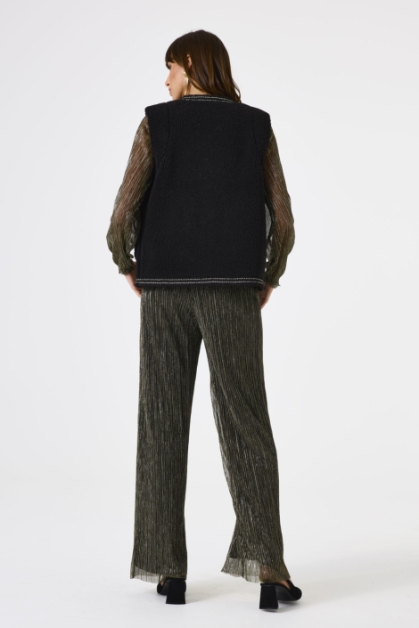 Garcia zwarte dames gilet | Model