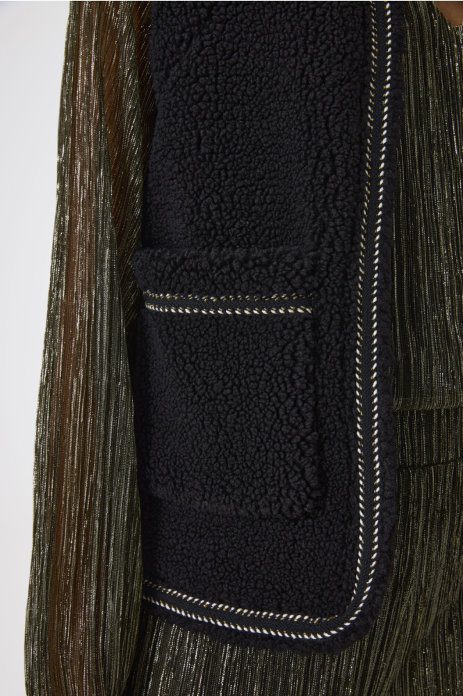 Garcia zwarte dames gilet | Close up