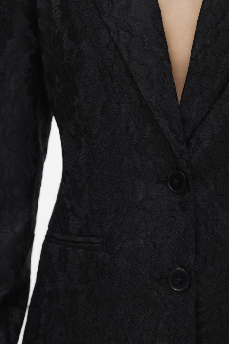 Vero Moda zwarte dames blazer | Close up