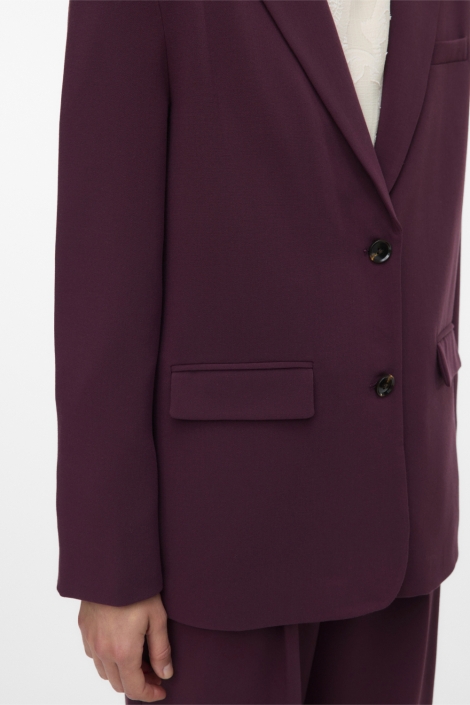 Vero Moda bordeaux dames blazer | Close up