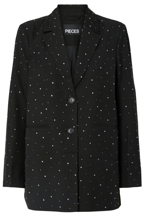 Pieces zwarte dames blazer | Vooraanzicht