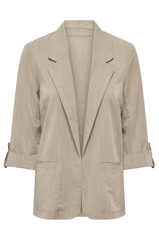 Only beige dames blazer | Vooraanzicht