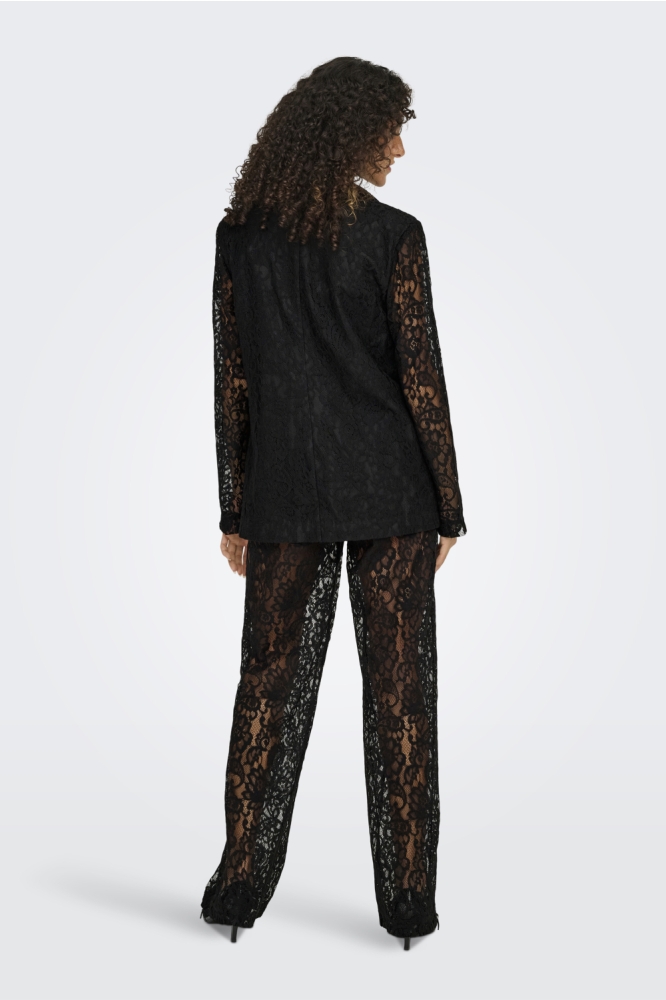 Only zwarte dames blazer | Model achteraanzicht