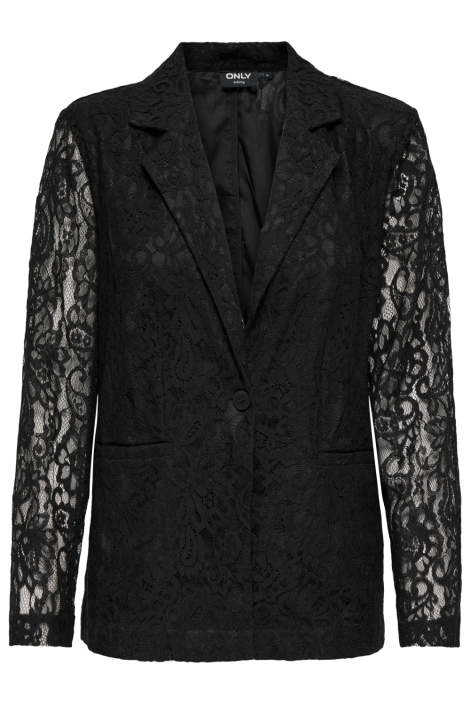 Only zwarte dames blazer | Vooraanzicht