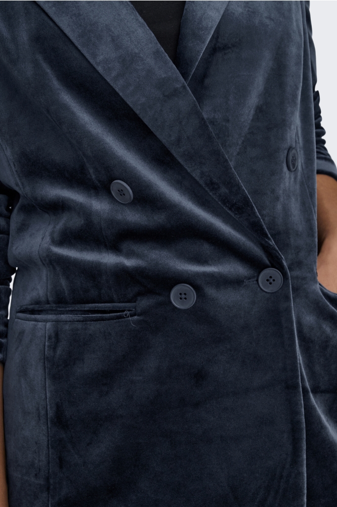 Only blauwe dames blazer | Kleurstaal