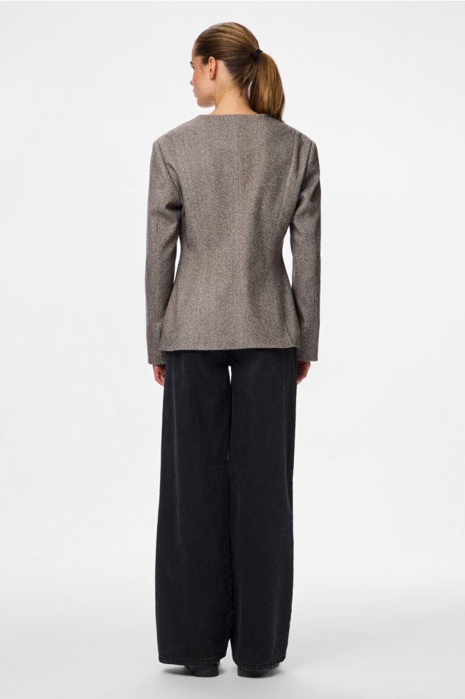 Pieces bruine dames blazer | Model