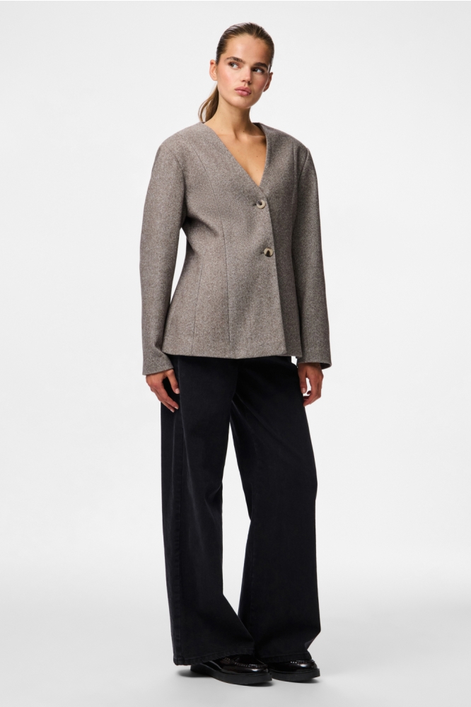 Pieces bruine dames blazer | Model