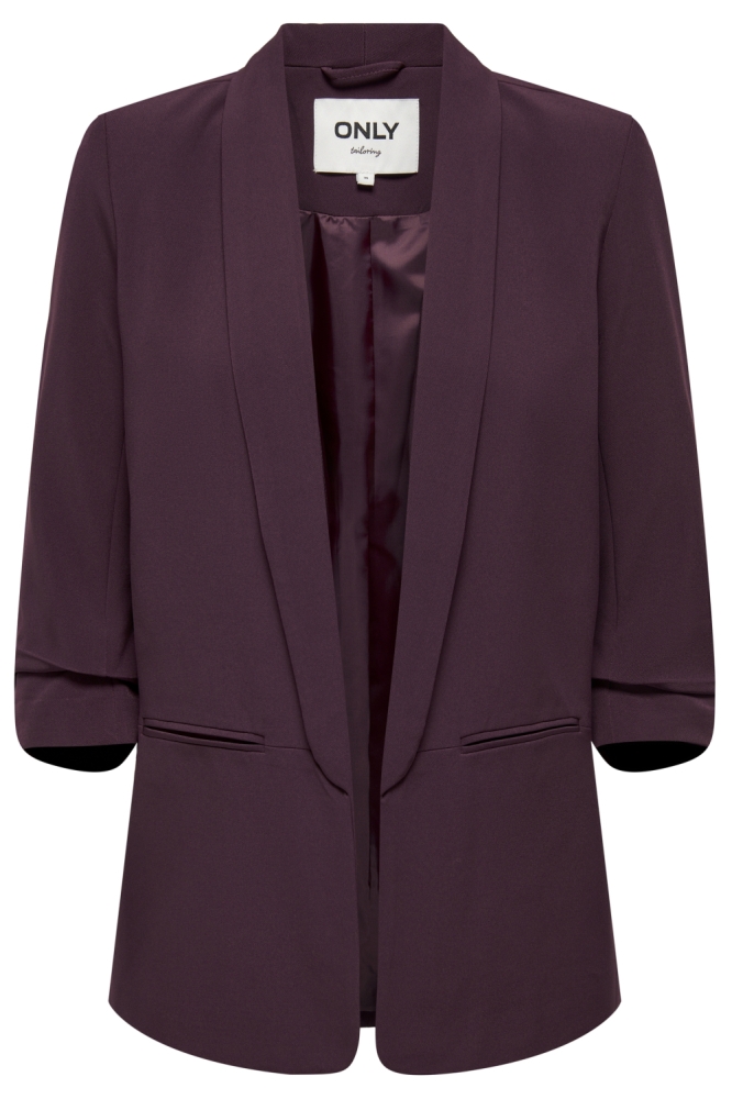 Only bordeaux dames blazer | Vooraanzicht