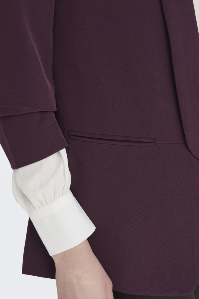 Only bordeaux dames blazer | Close up