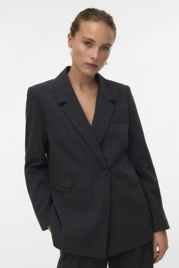 Vero Moda VMBESTIE LS REGULAR BLAZER NOOS 10331959 DARK GREY MELANGE